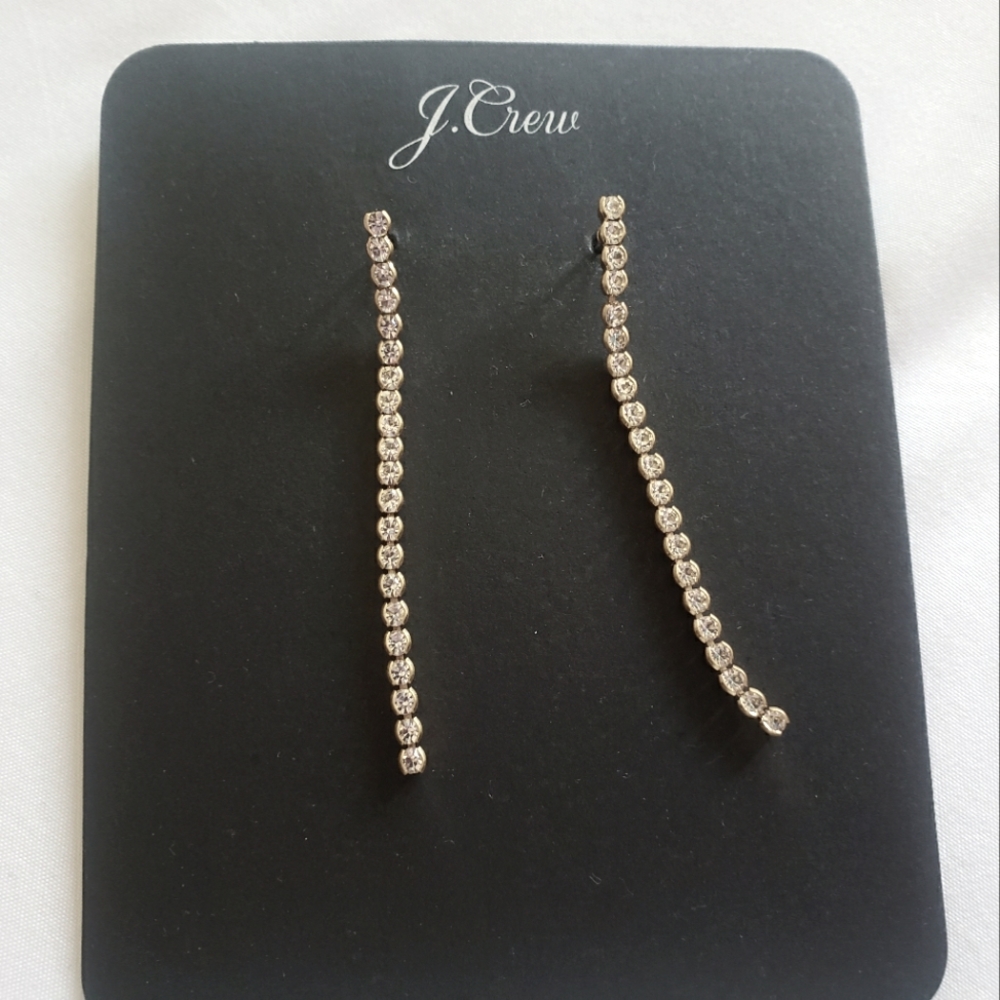 JCrew Linear Drop Earrings